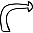 arrows,right,direction,turn right,curve ok 